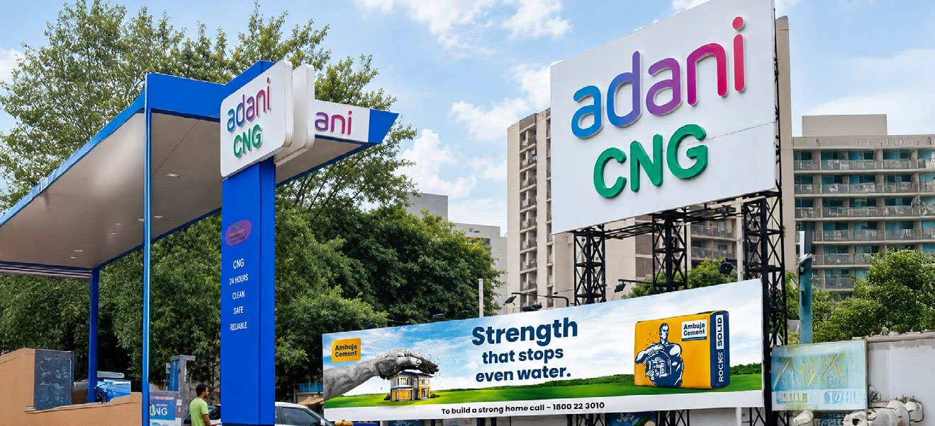 Image placeholder — Premium outdoor branding and gantries